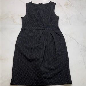 Banana Republic Black Polka Dot knee lenght Sheath Dress